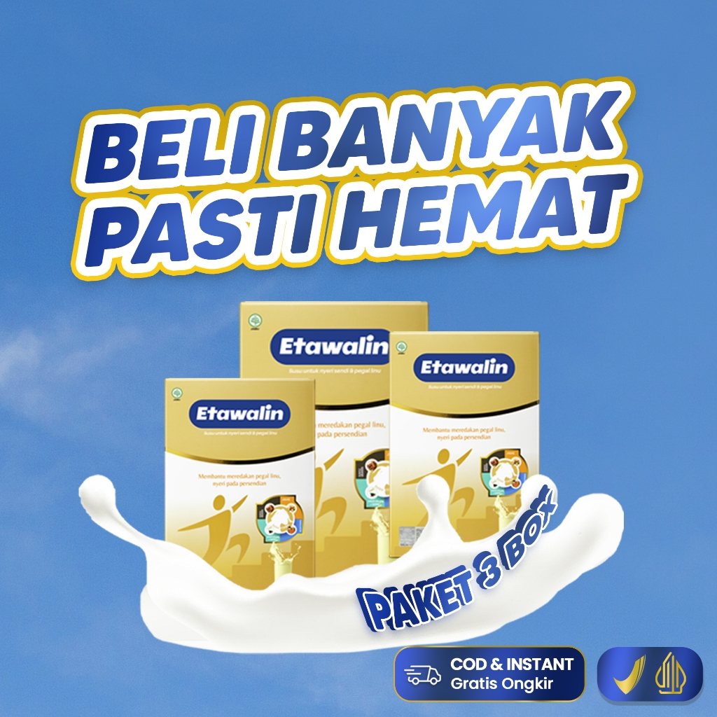 

Susu Etawalin 3 Box - Atasi Tulang Keropos & Sakit Sendi Original Store