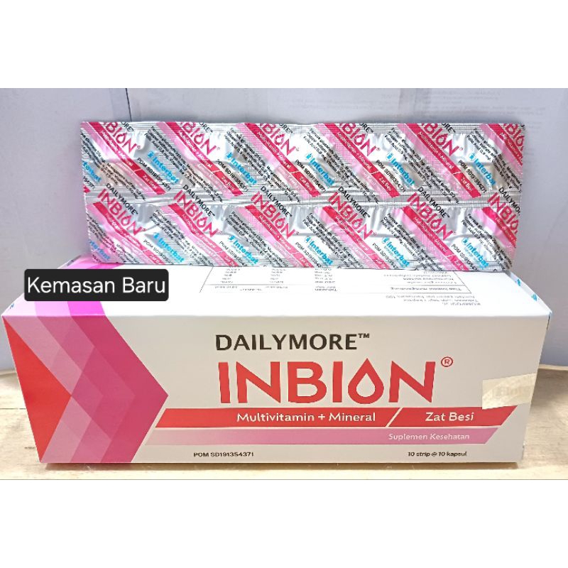Inbion (10 Kapsul) | Multivitamin dan Mineral