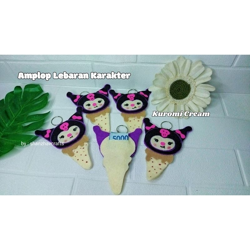 

Amplop Lebaran Karakter Kuromi Cream