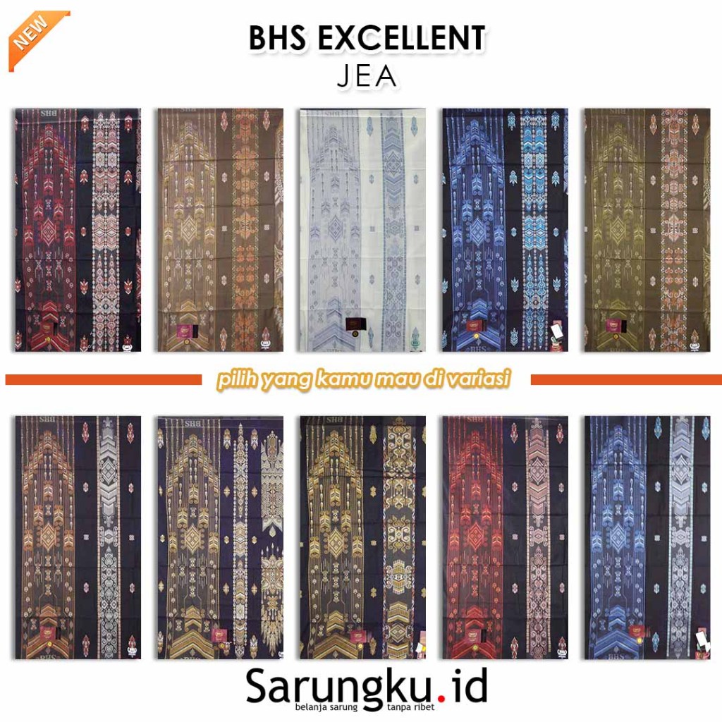 SARUNG BHS EXCELLENT GOLD MOTIF JEA