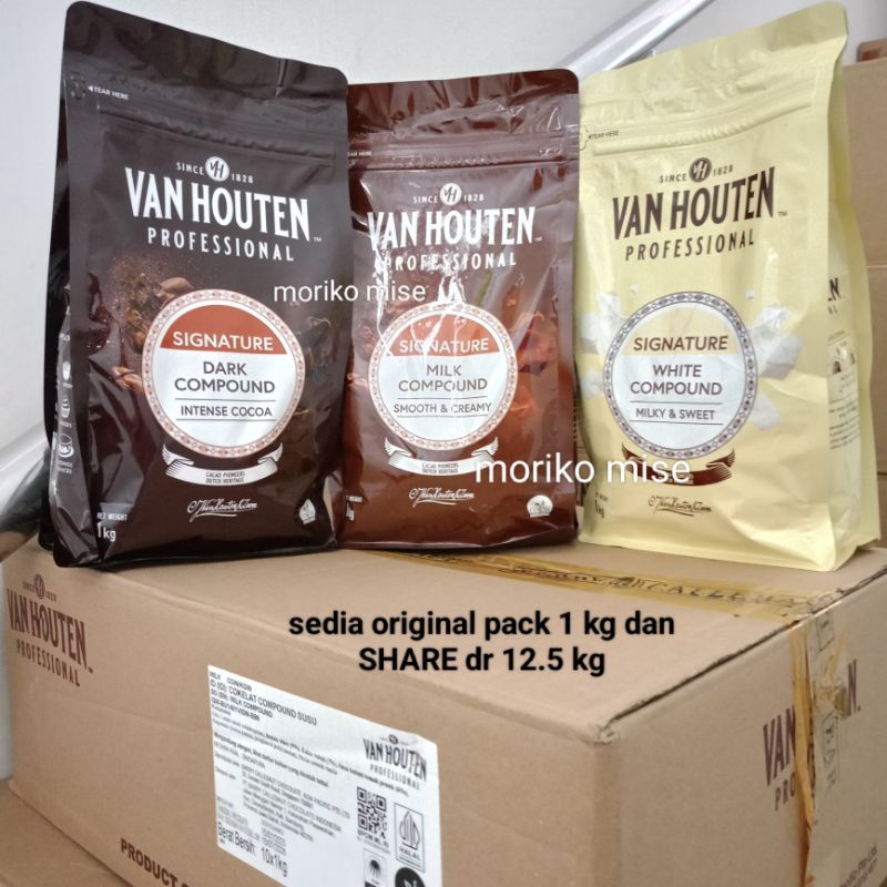 

[ 1 kg ] cocoa powder TULIP burgundy bor d e a u x kakao bubuk choco powder VAN HOUTEN embassy 56% / colatta intense dark compound coin 54% MILK coin 34% / baking chips semi sweet baking choco chips WHITE / COLATTA NZMP