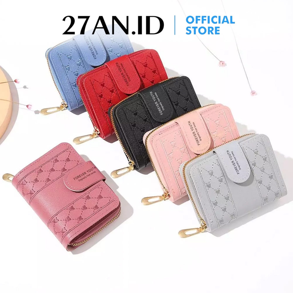 (27AN.ID) Dompet Lipat Wanita 816 Dompet Kartu / Dompet Koin / Dompet Lipat Dompet mini Wanita Korea