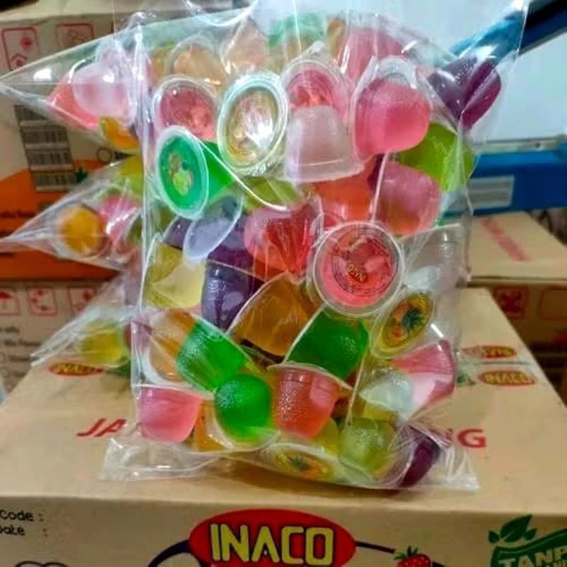 

Jelly Inaco Mini 1kg - Inaco Jelly Mix Rasa - Kemasan Kiloan - Stokis NASA