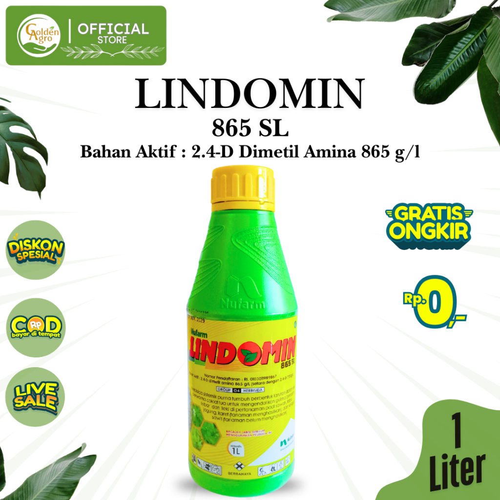 HERBISIDA LINDOMIN 865SL SL 1L 1 LITER