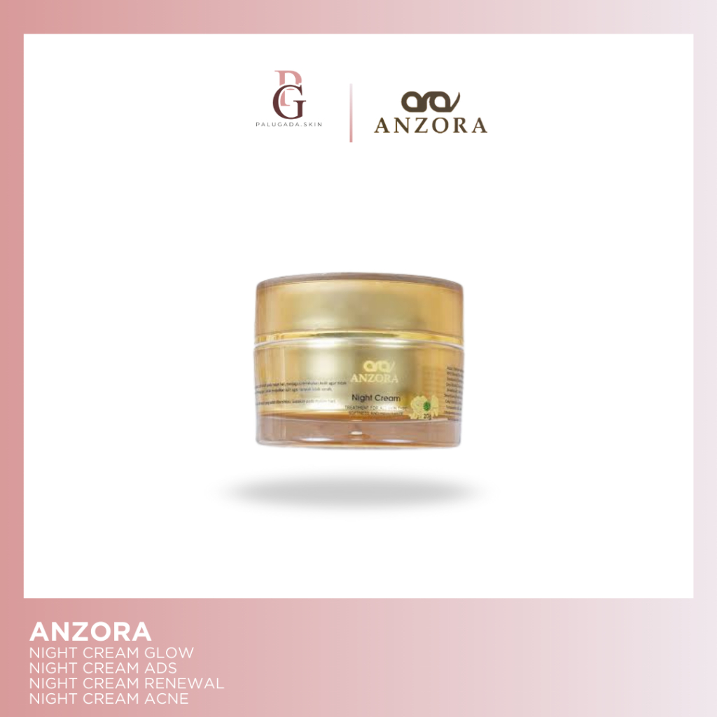 Night Cream Anzora Acne - NIght Cream BPOM