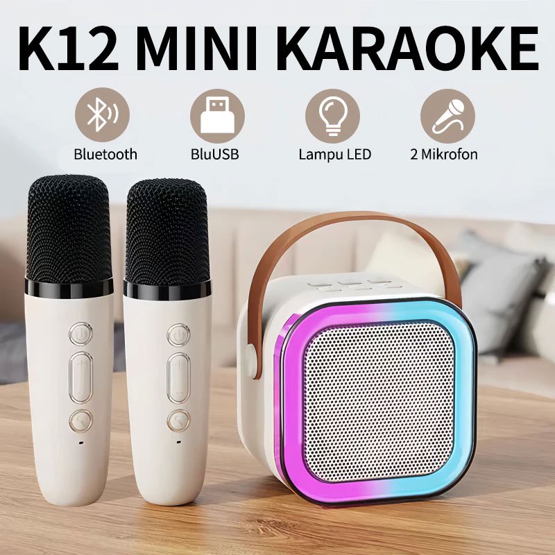 Speaker Karaoke/Mini Speaker Bluetooth Karaoke Wireless Speaker 2Mic 1 Set High End Karaoke Speaker 