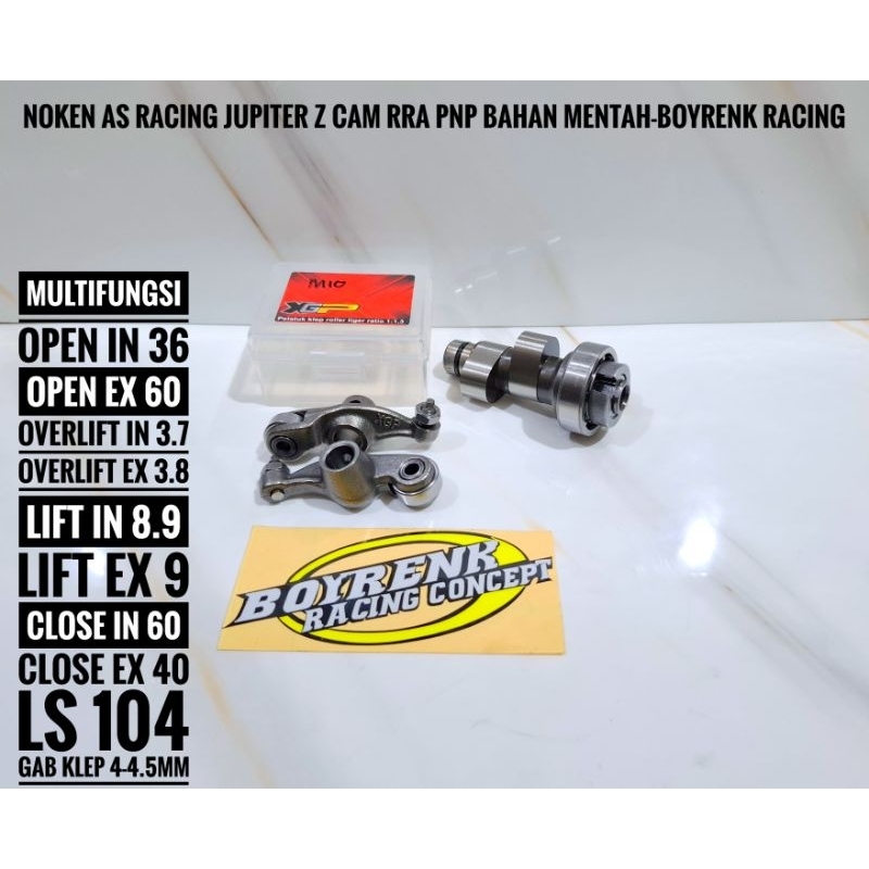 NOKEN AS RACING JUPITER Z VEGA R NEW CAM ROLLER PNP 130CC 150CC 200CC-BOYRENK