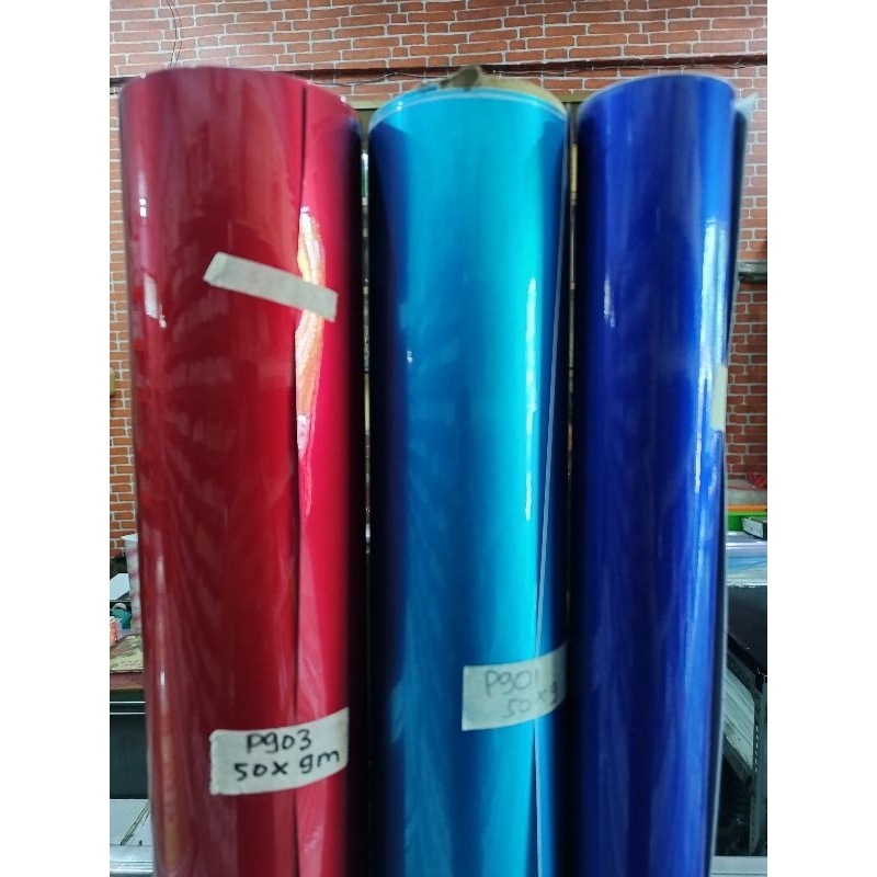 Sticker stiker Metalik Glosy Decofix permeter