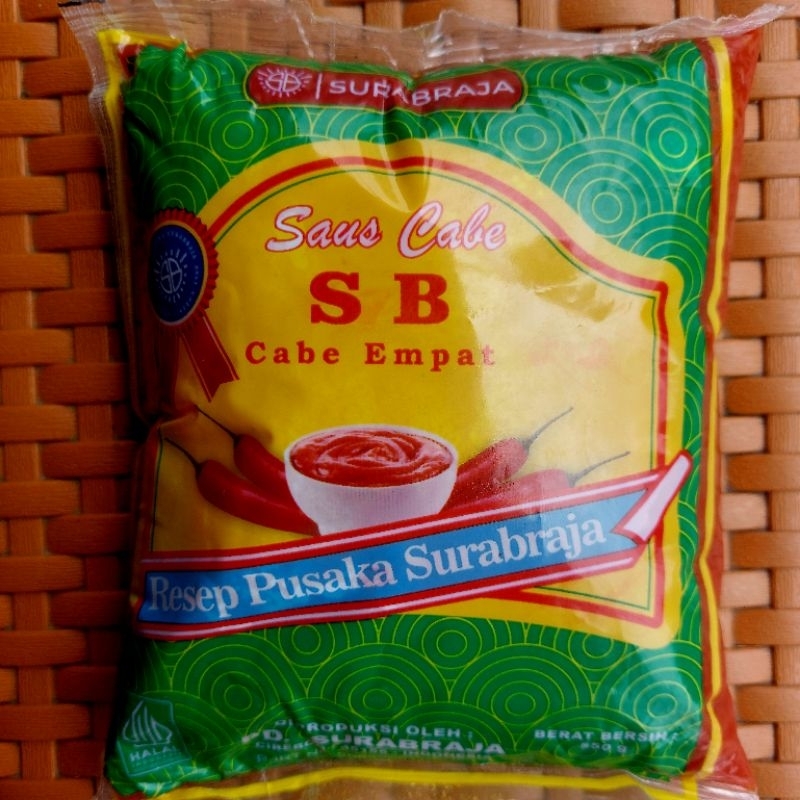 

saus cabe SB cabe empat SURABRAJA 550g