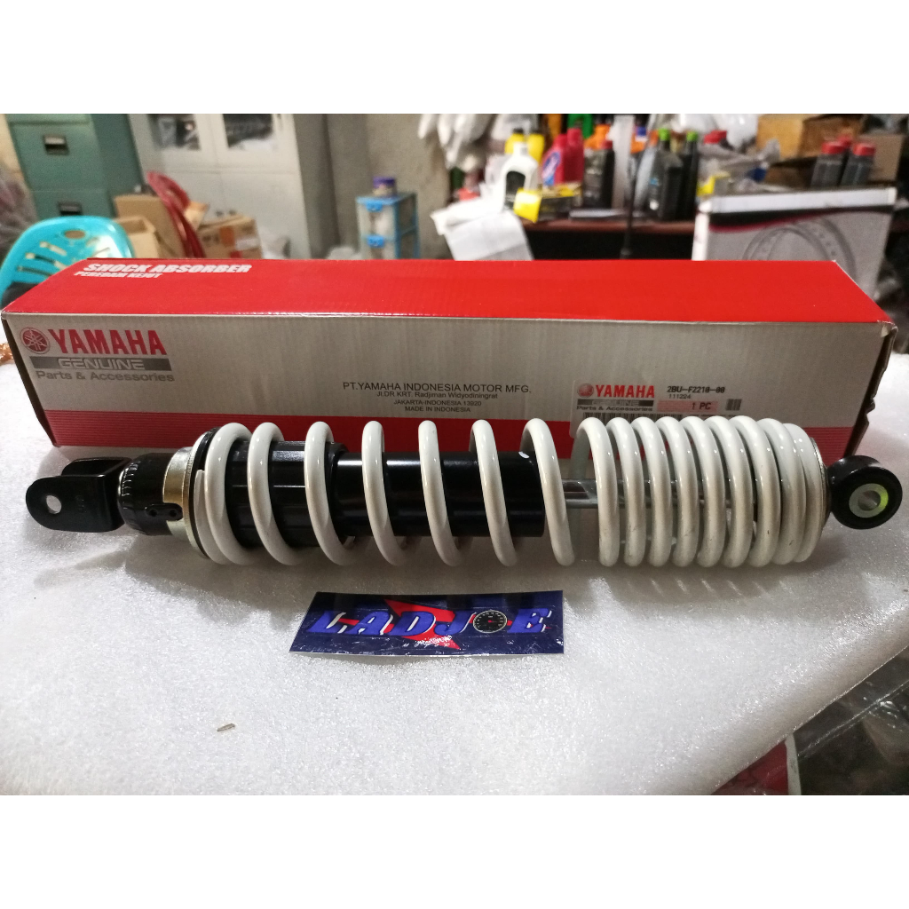 Shok breaker/ shok belakang XRide/ putih/ 2BU-F2210-00/YAMAHA