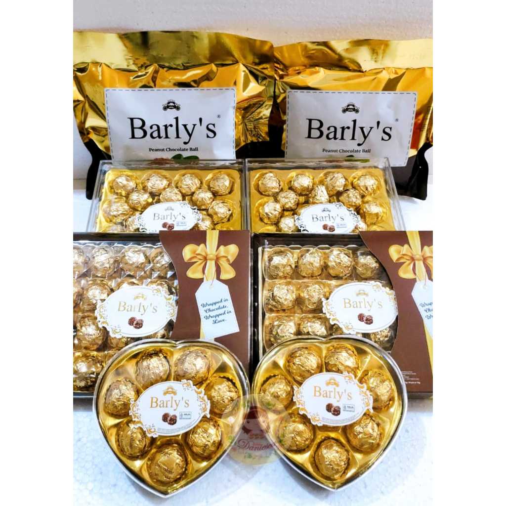 

Coklat Import I Barly's Peanut Choco Ball Isi 24 pcs spt ferrero rocher murah ( SCP )