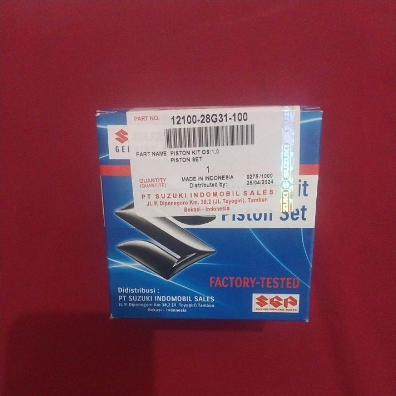 Piston set Shogun FL Axelo 125 Os 100