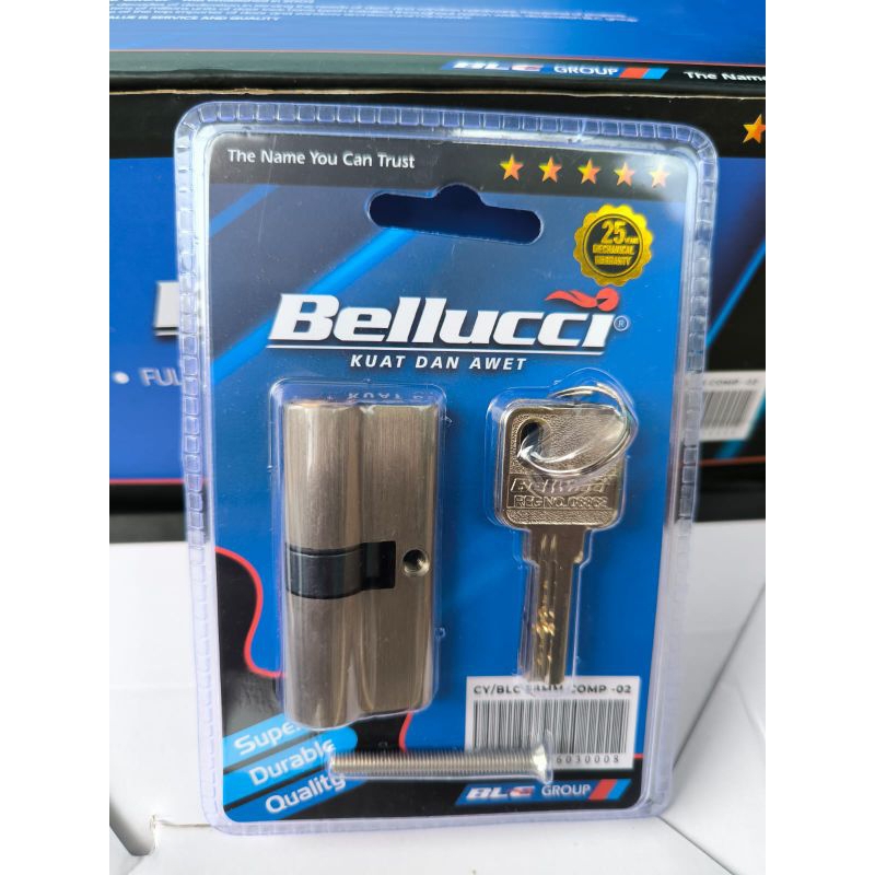 Cylinder Bellucci 58mm Comp / Anak Kunci Bellucci / Kunci Pintu Bellucci / Kunci Bellucci