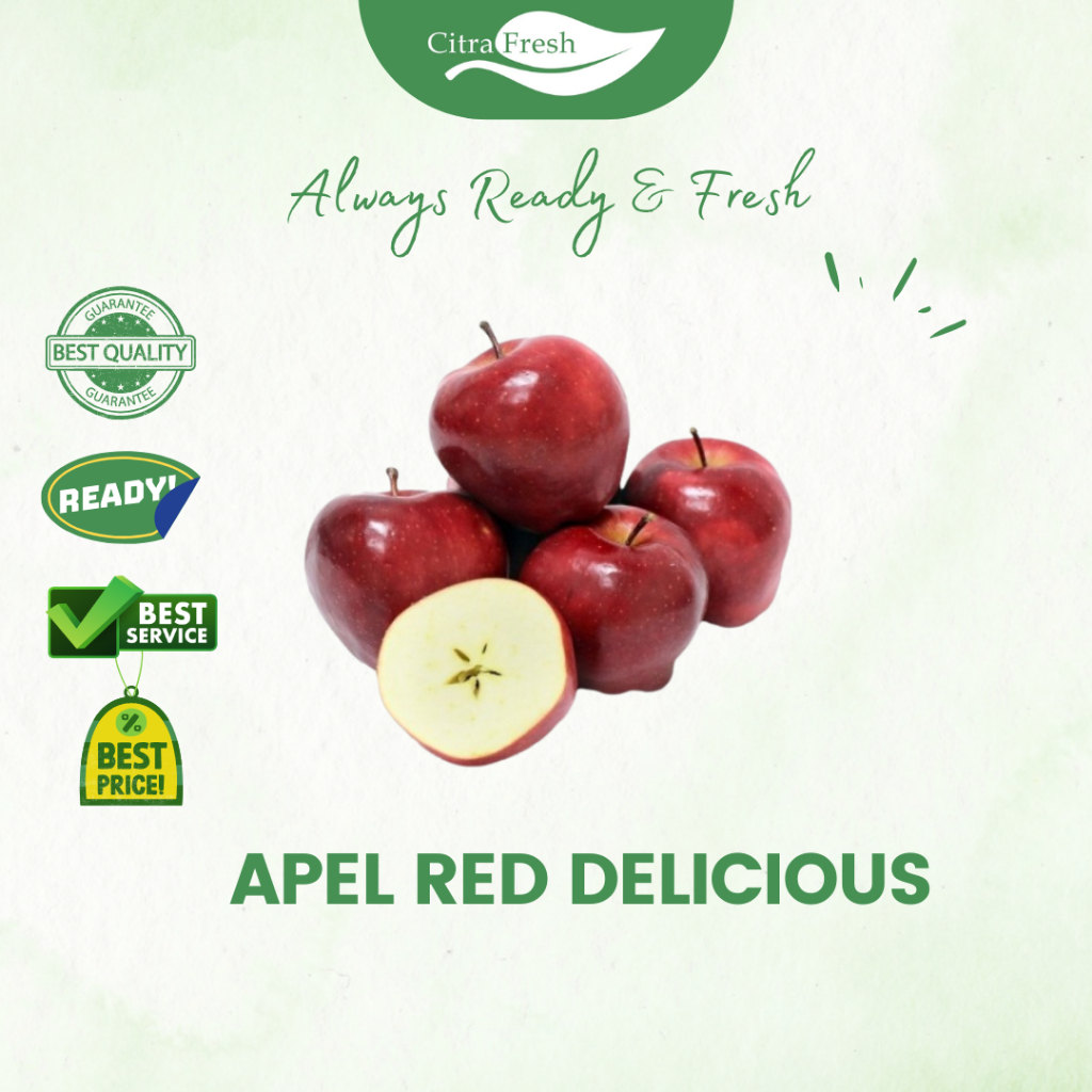

CITRA FRESH Apel Red Delicious 1000 gram - Selalu Ready dan Fresh