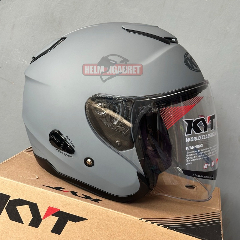 KYT KYOTO R GREY DOFF SOLID