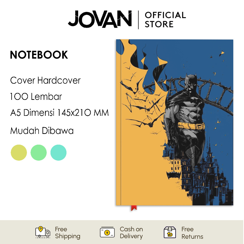 

Notebook Hardcover Custom Batman 14 Buku Tulis Catatan Note Agenda Planner Jurnal Diary Notebook Anime