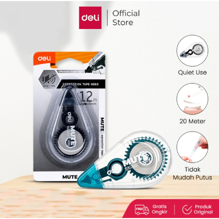 

Deli - Correction Tape / Pita Koreksi EH360-BX