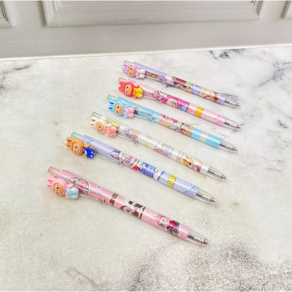 

1 PCS PULPEN CETEK MOTIF RESIN LABUBU PC-1681 / BOLPEN PENA CETEK UNIK MEKANIK TINTA HITAM / ALAT TULIS SEKOLAH KANTOR MOTIF LUCU LABUBU UNIK BISA COD