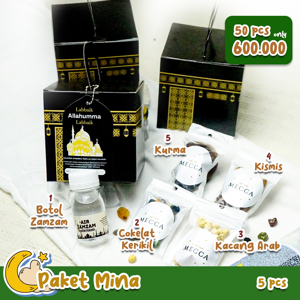 

Grosir 50 pax oleh-oleh umroh & haji kabah hampers