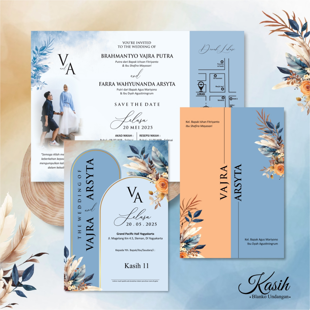 Blangko Undangan KASIH 11 (Free File Setting Corel)