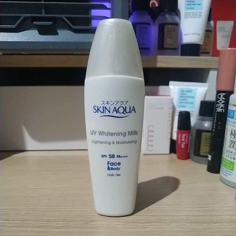[preloved]SS Skin Aqua uv whitening milk spf 50 PA++++