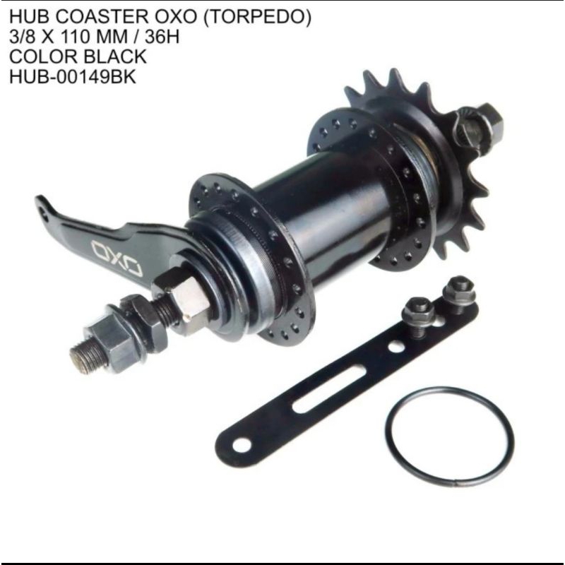 Hub Torpedo Coaster Oxo BMX Fixie 36H