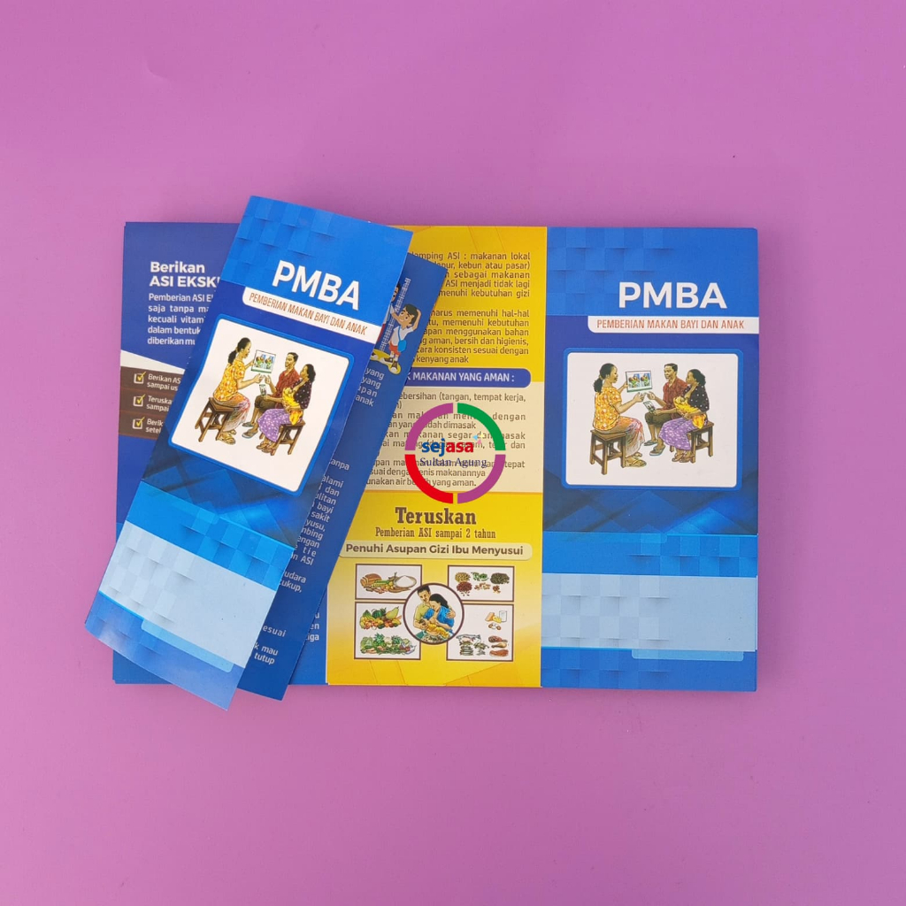 

Leaflet atau Brosur Gizi | Leaflet PMBA | Leaflet Pemberian Makanan Bayi dan Anak - Isi 25 Lembar