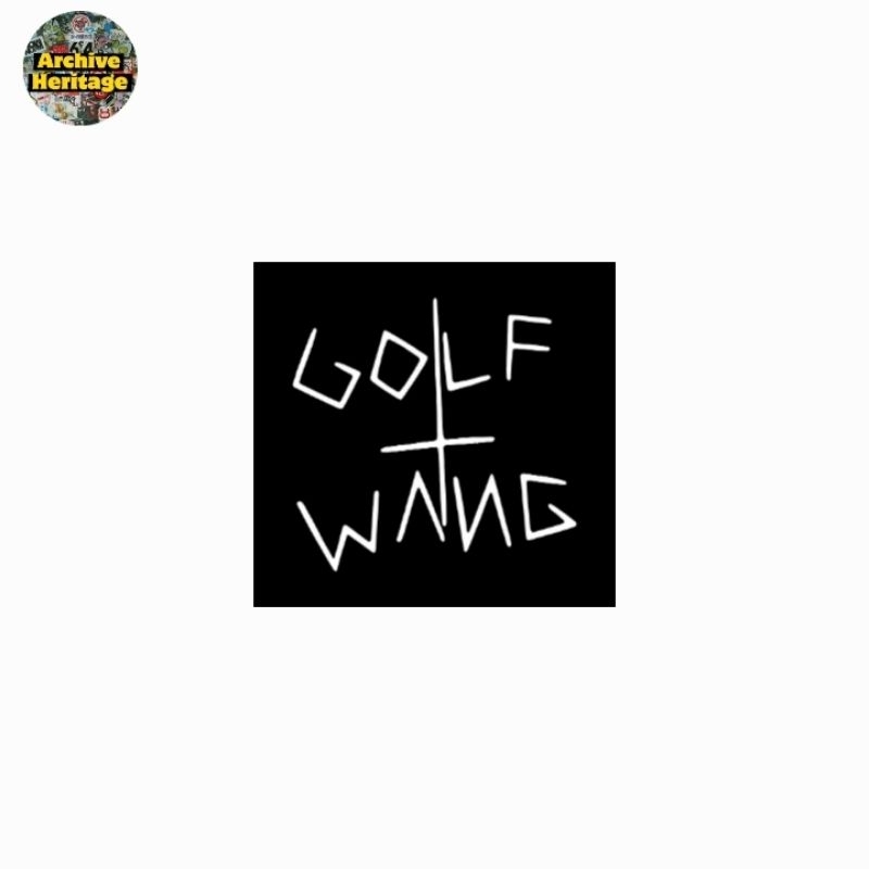 

sticker Golf Wang brand clothing streetwear stiker