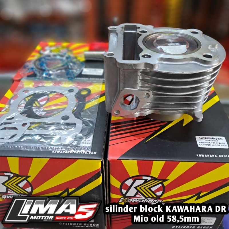 Silinder block blok seher KAWAHARA DR daily race Mio old sporty soul karbu Nouvo 54,5 58,5 mm 54,5mm