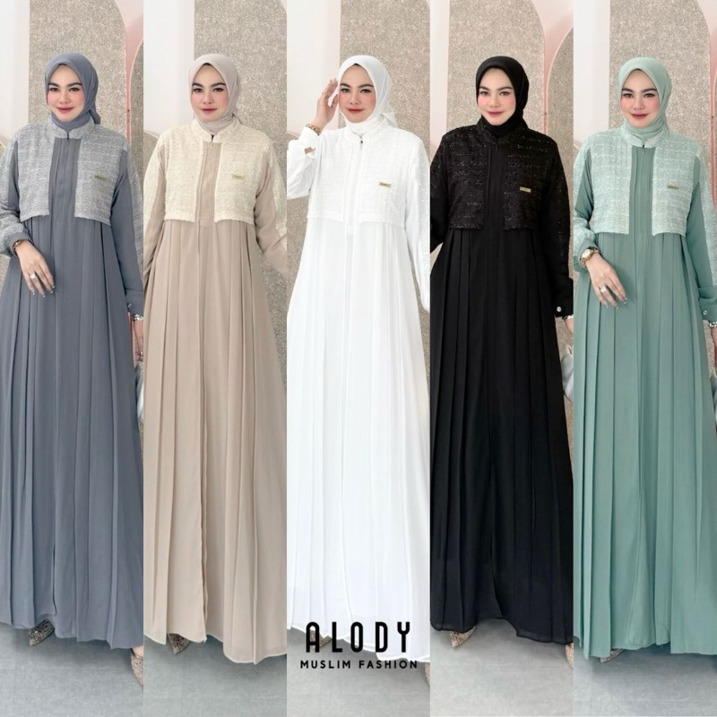 Alody almina dress - Almina dress alody - Gamis alody almina dress - Alody almina dress
