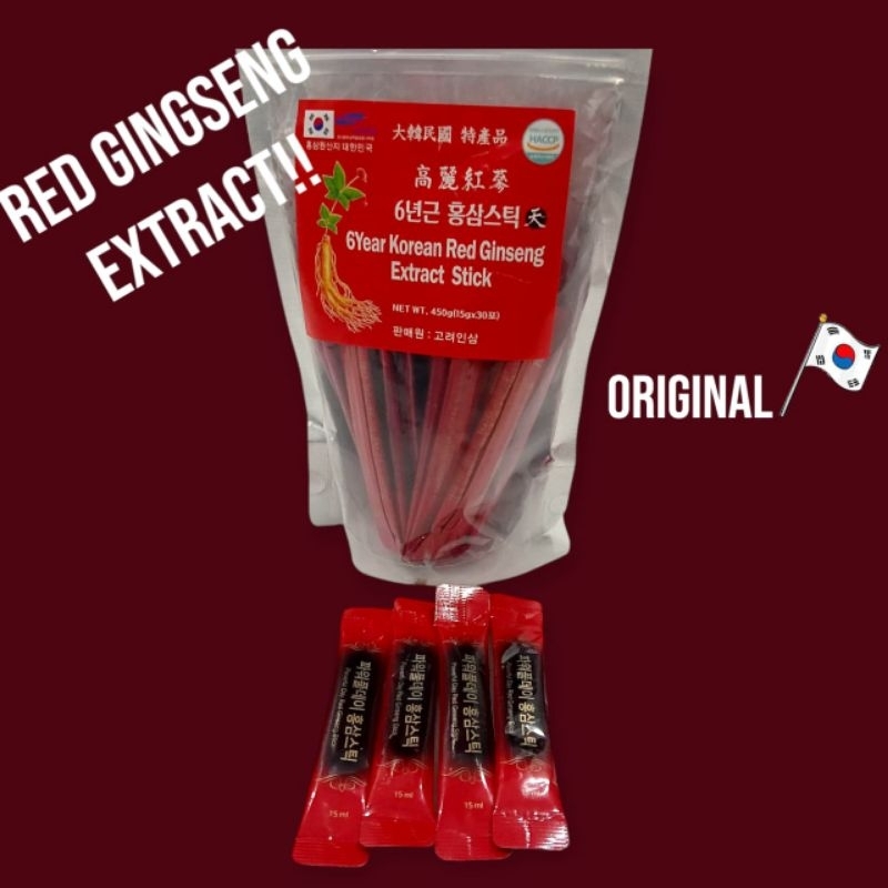 

KOREAN RED GINGSENG EXTRACT STICK POWERFUL DAY