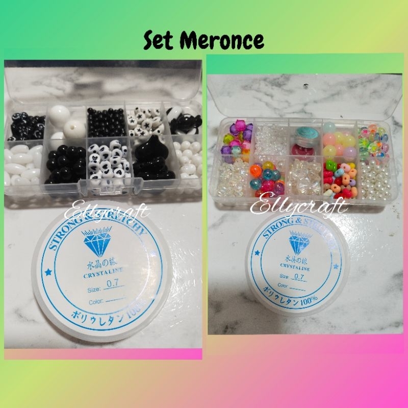 1Set Mote Manik Meronce