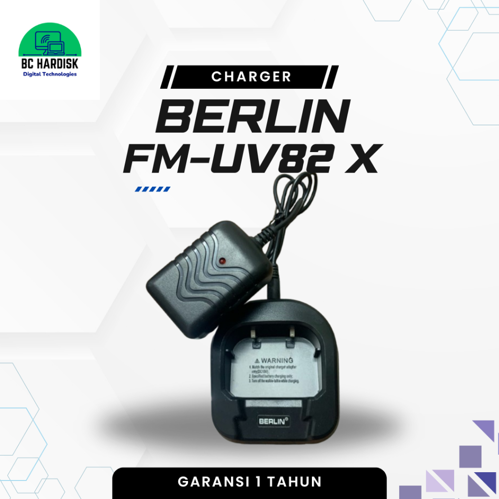 BERLIN Teknologi Charger HT FM-UV82 X BERLIN - Walkie Talkie
