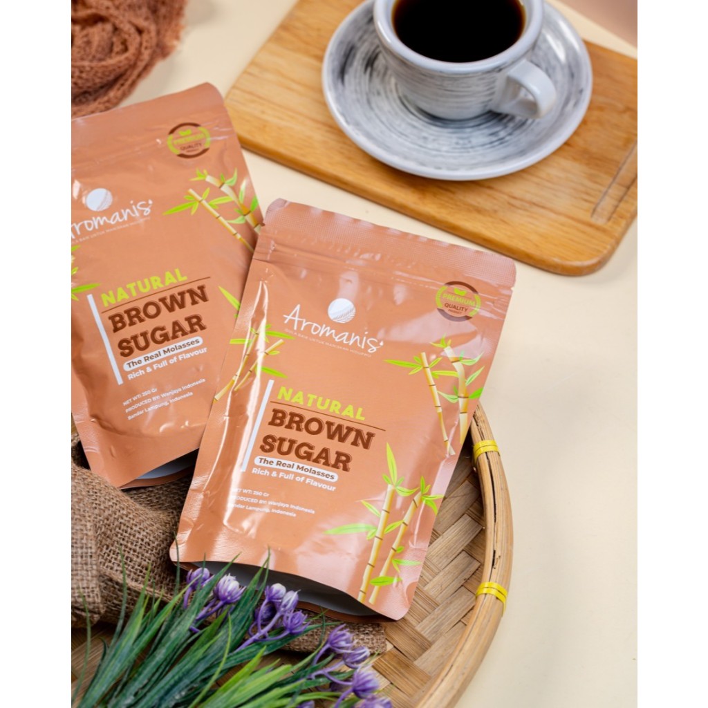 

Brown Sugar Aromanis / Gula Molases Aromanis - 250 Gram