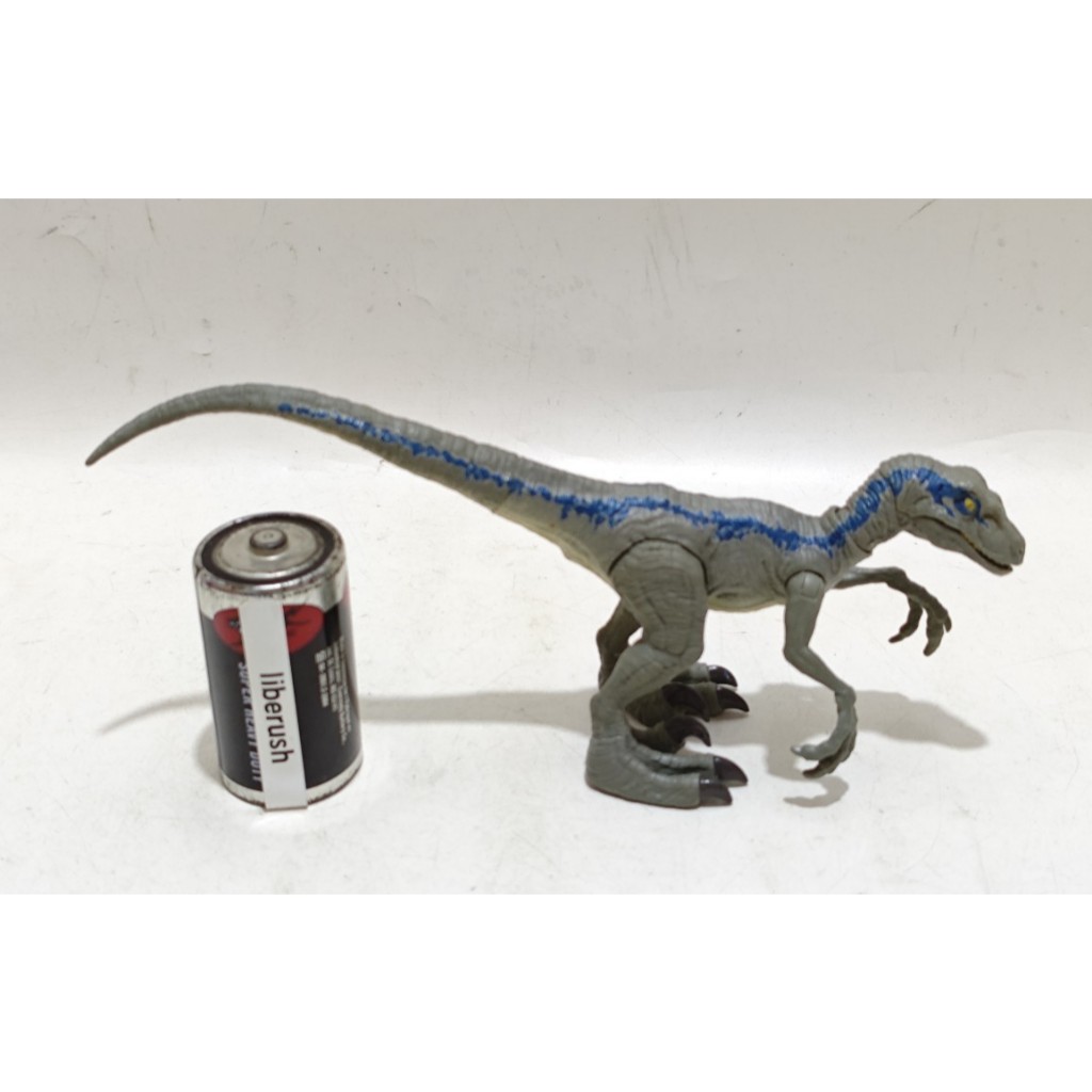 Jurassic world fallen kingdom attack pack dino rivals savage strike velociraptor blue action figure 