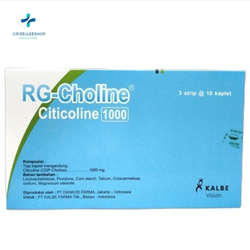 RG CHOLINE 1000 mg BOX ISI 30 TABLET
