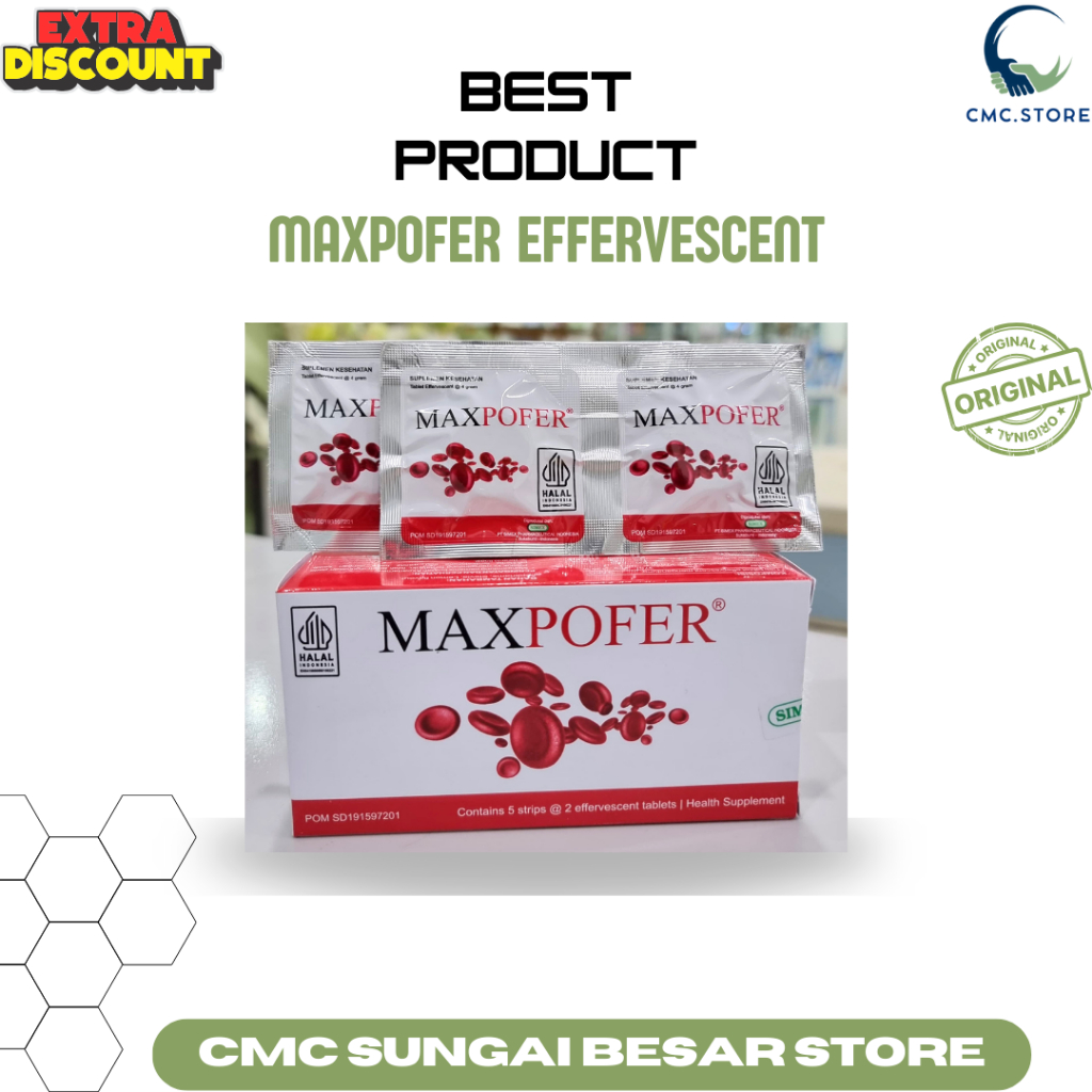 Maxpofer Effervescent Suplemen Kesehatan