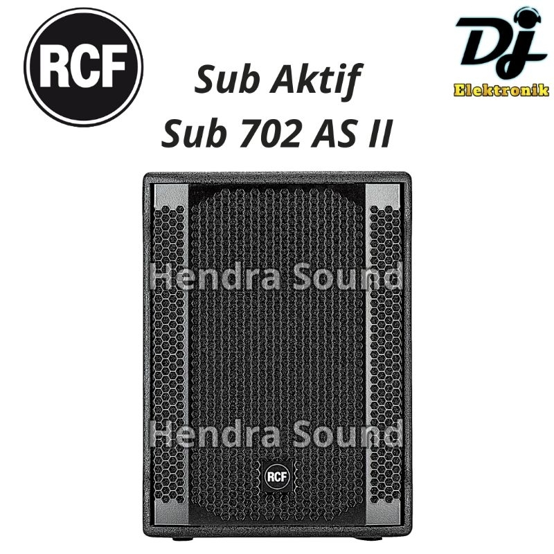 RCF ● SUB 702 AS II / SUB702 AS II - Speaker Subwoofer Aktif 12 inch (ORI ITALY)