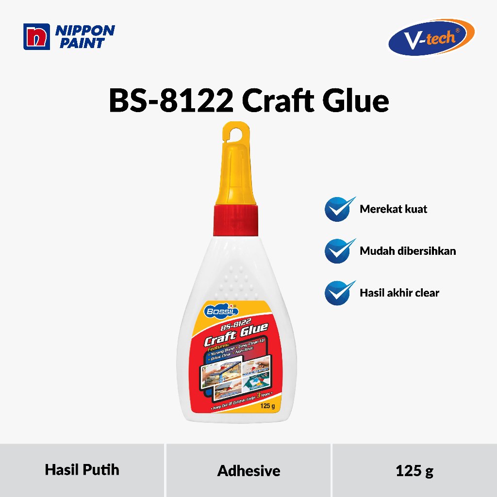 

NIPPON BS-8122 CRAFT GLUE - LEM PVA SERBAGUNA