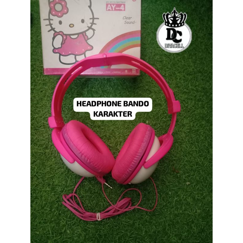 HEADPHONE BANDO KARAKTER DISNEY SUPER BASS