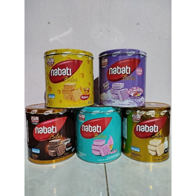 

RICHEESE NABATI KALENG RASA KEJU, COKLAT, GOGOMI, PINK LAVA, VANILLA WHITE