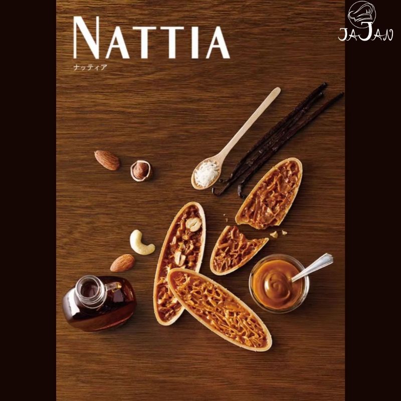 

AKAI BOHSHI NATTIA || Caramel Wafer Cookies Snack Sweet Dessert Maple - 69.2 gram
