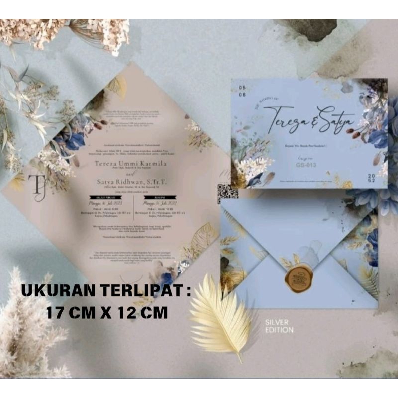 UNDANGAN PERNIKAHAN | HARGA SUDAH TERMASUK CETAK | UNDANGAN ELEGAN | SILAHKAN BACA DESKRIPSI
