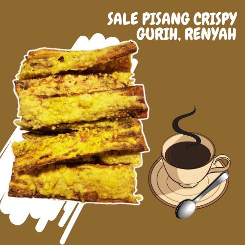 

SALE PISANG KRISPI / LIDAH / KERING / 250 GRAM -1 Kg SALE PISANG KHAS CILACAP RENYAH GURIH MANIS KRUNCH