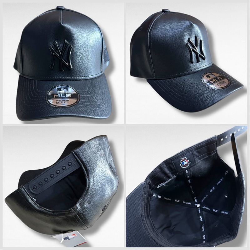BASEBALL CAP NY PREMIUM FULL BLACK MLB NEWYORK