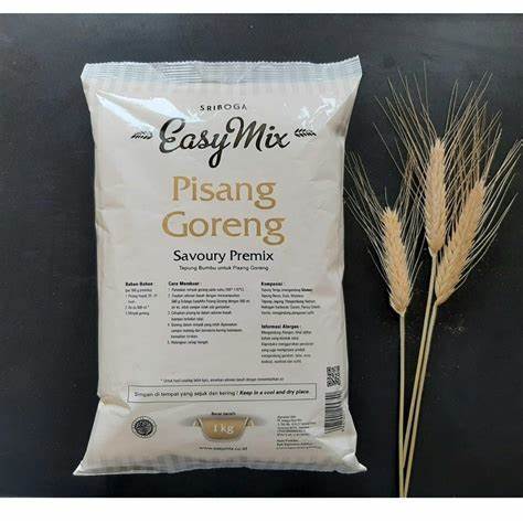 Tepung Easymix Pisang Goreng 1kg Sriboga Pisang Goreng Savorie Mix EasyMix
