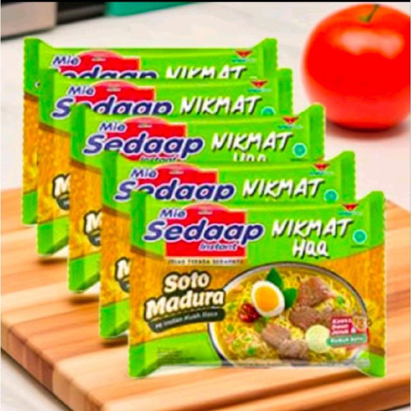 

(COD) Beli 5 Lebih Hemat Sedaap Mie Instan Soto Madura 82 gram 5 pcs