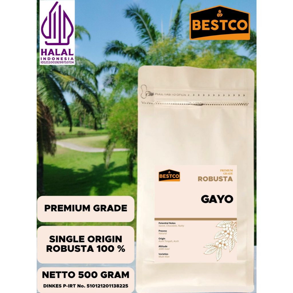 

Kopi Bestco Premium Robusta Gayo 500 gr