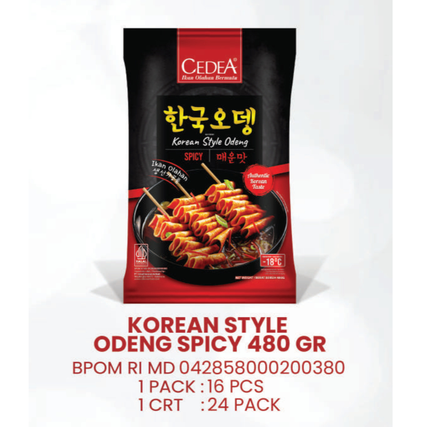 

Cedea korean odeng spicy 480 gr