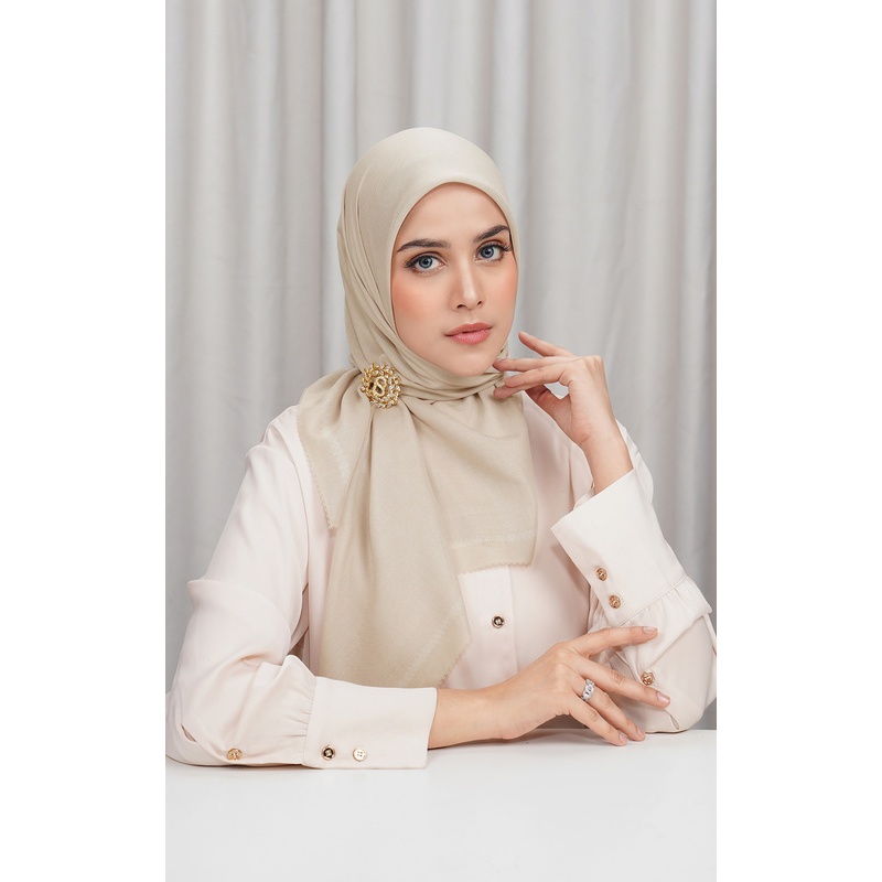 Buttonscarves - Today's Scarf - Angora / Hijab Polos Segi Empat